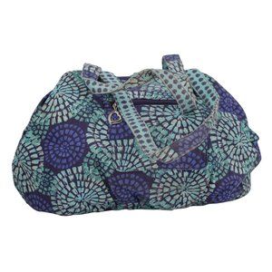 Gia and Dani Blue Burst‎ Sling Bucket Reversible Tote Bag Gigi Hill Collection